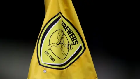 Getty Images Burton Albion FC flag