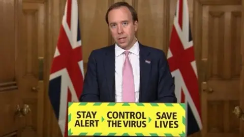 PA Media Health Secretary Matt Hancock