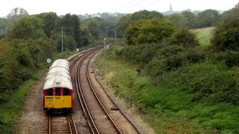 Jaggery Island Line train towards Ryde