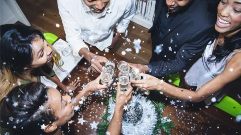 Getty Images People toasting