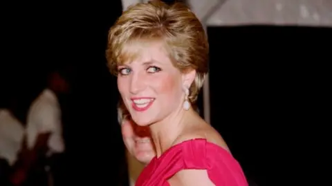 KEVIN LARKIN/AFP/Getty Images Princess Diana in Washington DC, October 4, 1990