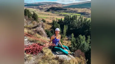 Snowdon Hikes  Gemma Davies on a mountain