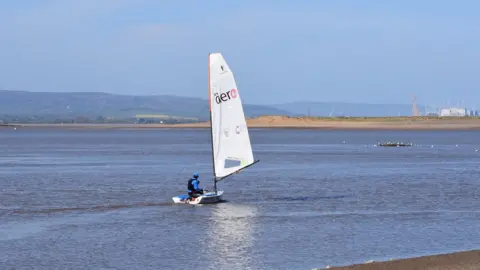 Ken Fowler Mr Fowler setting off to sail about the island