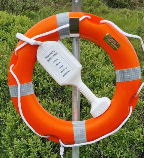 James Ferries life buoy installed in Scott's memory