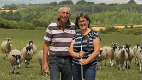 Getty Images Bryan Griffiths with his wife Liz