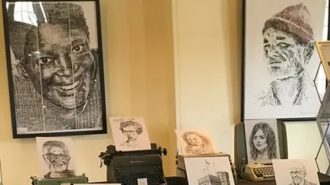 James Cook Typewriter art