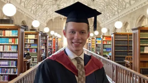 University of Bristol Tomas Tokovyi on his graduation day