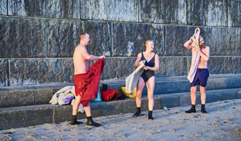 John Donoghue Sea swimmers
