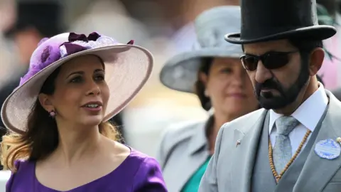 PA Media Princess Haya and Sheikh Mohammed at Royal Ascot in 2011