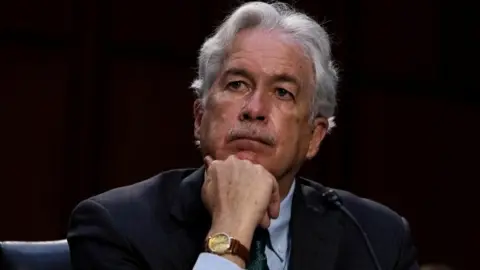 Reuters Mr Burns seen at a 2021 Senate hearing