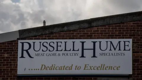 Getty Images Russell Hume sign