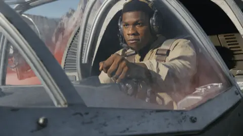 Disney/Lucasfilm John Boyega in Star Wars: The Last Jedi