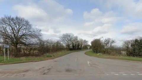 Google Derrington Lane, off the A518 Newport Road