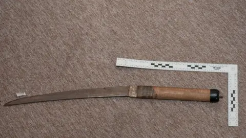 Kent Police A knife used by Maibvisira in a separate offence