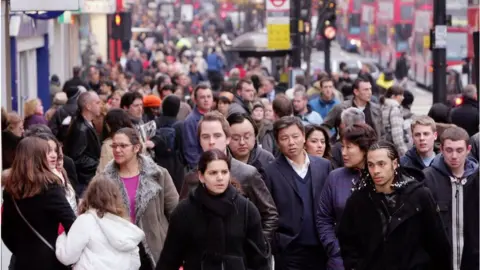 Getty Images Oxford Street shoppers