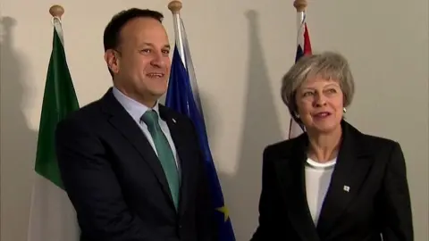 BBC Leo Varadkar and Theresa May