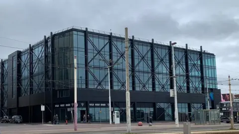 Showtown Exterior of new Sands Building on Blackpool Promenade