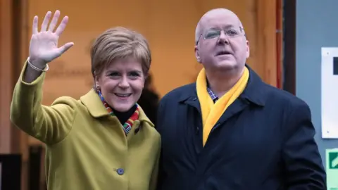 PA Media nicola sturgeon and peter murrell