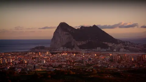 BBC Gibraltar as seen from Spain