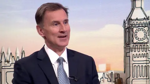 UK Chancellor Jeremy Hunt