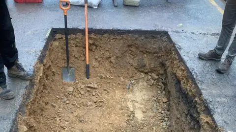 Jersey Water The Victoria Street sink hole