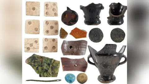 Cadw Items found in the dig