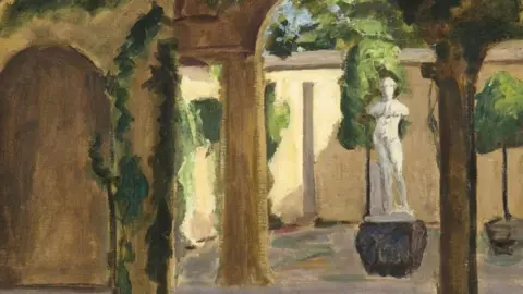 PA Media View Through An Arch At Hever