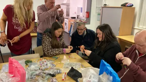 A group of adult learners in Horden