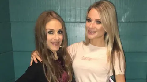 Carly Cunningham Nikki Grahame and Carly Cunningham