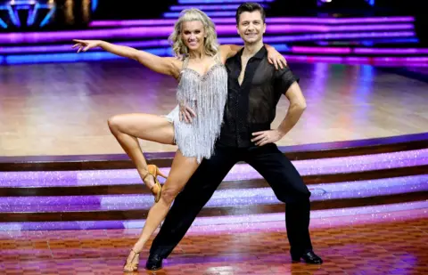 PA Pasha Kovalev and Ashley Roberts