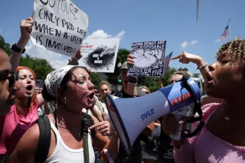 Getty Images Abortion protesters