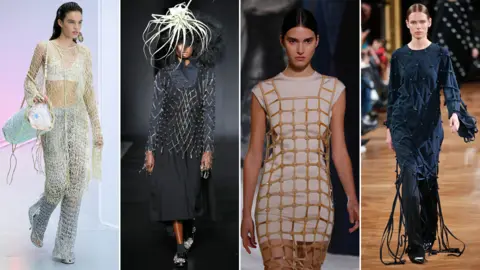 Getty Images L-R: Acne Studios, Noir Kei Ninomiya, Hermes, Stella McCartney