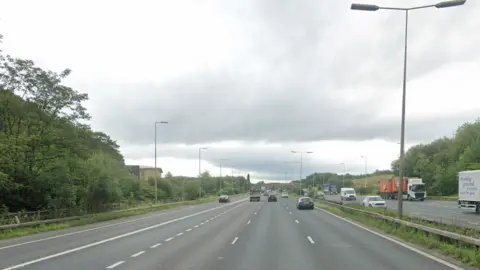 M60 motorway crash leaves driver in critical condition