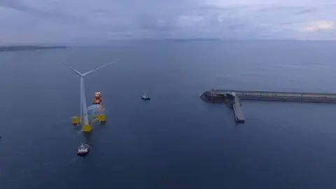 Principle Power Off-shore wind turbine