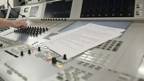 BBC Generic picture of a sound desk
