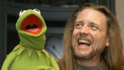 Getty Images Kermit with Steve Whitmire