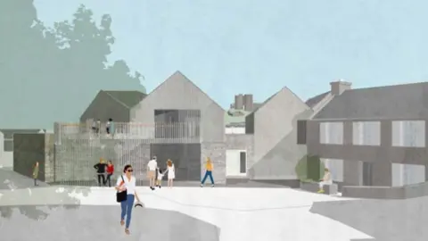 Ty Ni Artist impression of new development in Criccieth