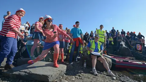 Getty Images Stone skimming