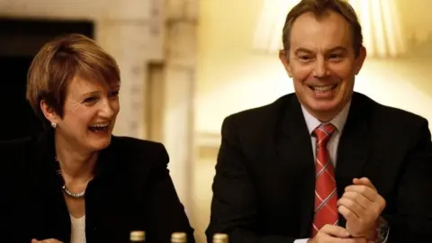 PA Tessa Jowell with Tony Blair in 2005