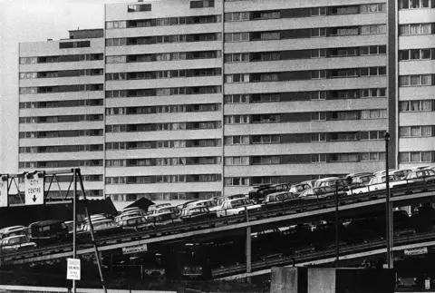 Peter Baistow High-rise flats and multi-storey car park, Birmingham