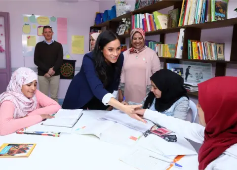 Getty Images Duchess of Sussex in Morocco