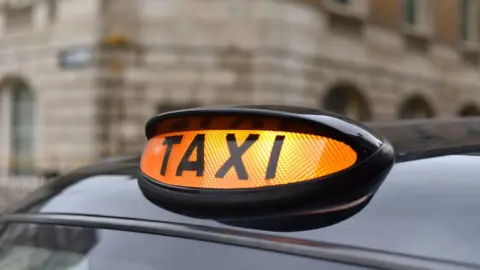 Getty Images Taxi lamp - generic image