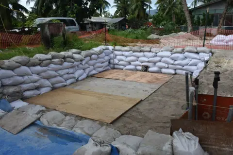 History Flight Graves from the Battle of Tarawa