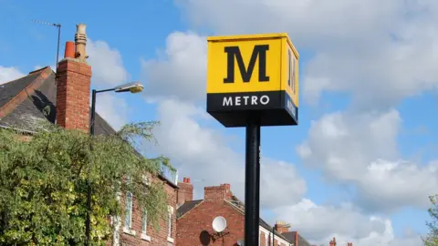 BBC Metro sign