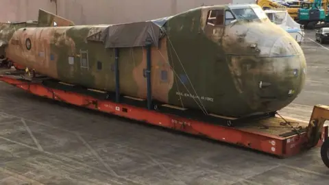 Wallenius Wilhelmsen Logistics Bristol Freighter fuselage