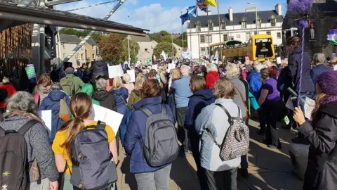 Scottish Feminist Network Women's rally