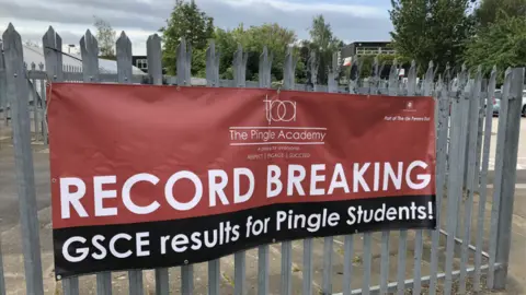 The Pingle Academy School sign