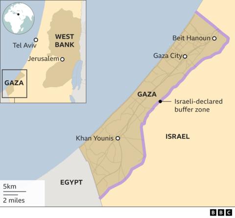 Gaza: Palestinian militant killed as Israel strikes after threats - BBC ...