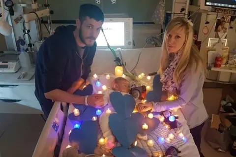 Featureworld Chris Gard and Connie Yates with their son Charlie Gard