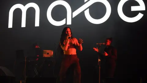 Getty Images Mabel in concert